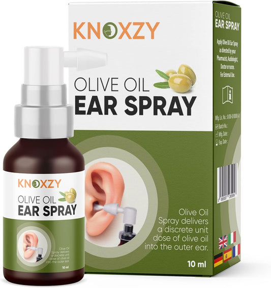 Knoxzy Olive Oil Ear Spray - Natural Relief for Ear Concerns