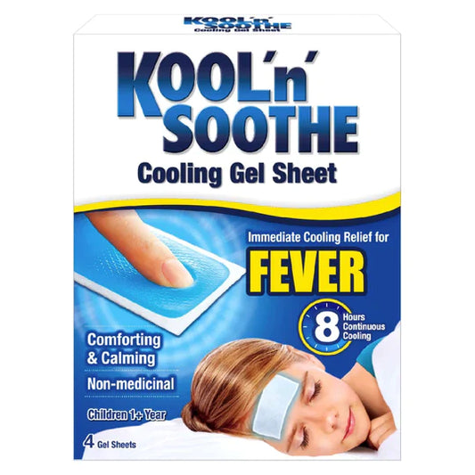 Cooling Relief Fever Gel Sheets Pack (4 Sheets)