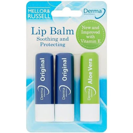 Derma Intensive Lip Balm - Pack of 3