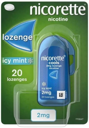 Nicorette Icy Mint Nicotine Lozenges for Smoking Cessation