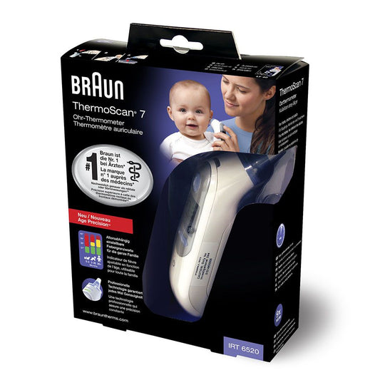 Braun ThermoScan 7 IRT6520 - Advanced Ear Thermometer with Age Precision