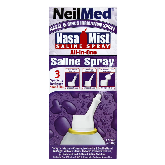 NeilMed Nasa Mist All In One Saline Spray: Complete Nasal Care Solution - 177ml