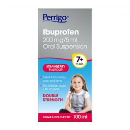Perrigo Ibuprofen 7+ Child-Friendly Oral Suspension 100ml