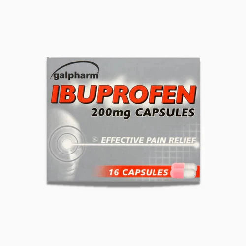 Galpharm Ibuprofen 200mg Capsules, 16 Capsules
