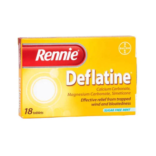 Rennie Deflatine Tablets - Fast Relief for Digestive Discomforts