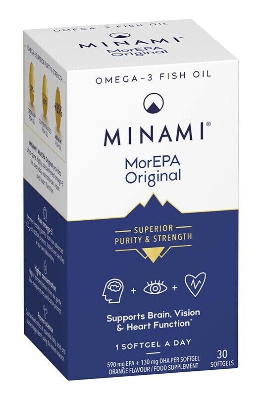 Minami MorEPA Original Omega-3 Supplement 60 Softgels