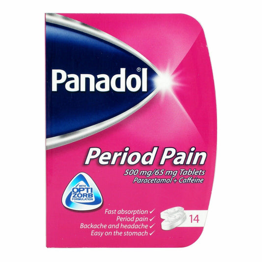 Panadol Menstrual Pain Relief Tablets - 14 - (MAX TWO PER ORDER)