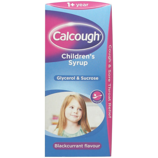 Calcough Kids Blackcurrant Syrup 125ml