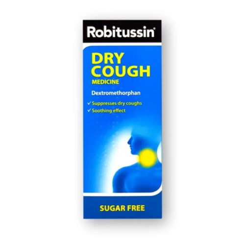 Robitussin Sugar Free Dry Cough Relief Syrup
