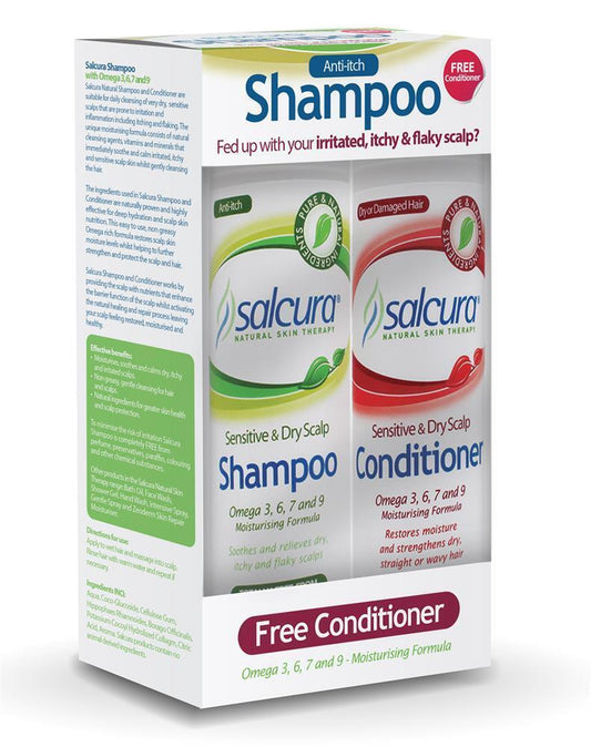 Salcura Anti-Itch Shampoo 200ml (Complimentary Conditioner)