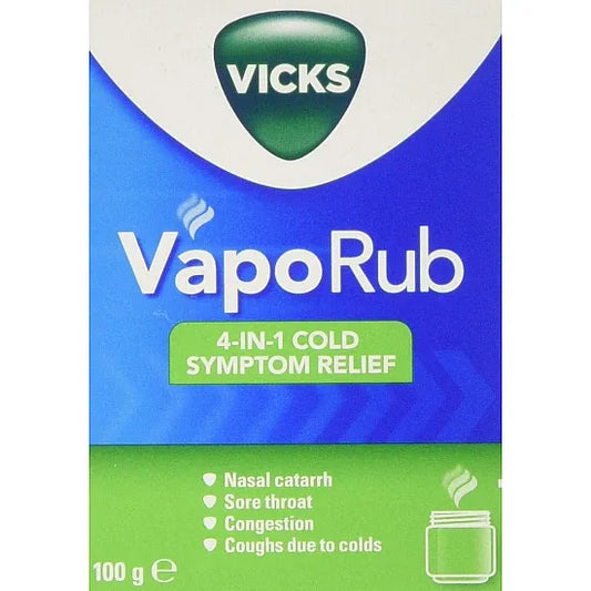 Vicks VapoRub - 100g: Soothing Relief for Cold Symptoms