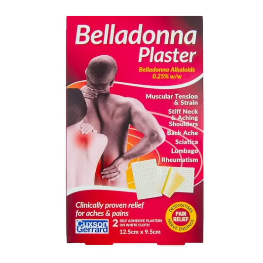 Belladonna Plaster Duo for Precise Pain Relief