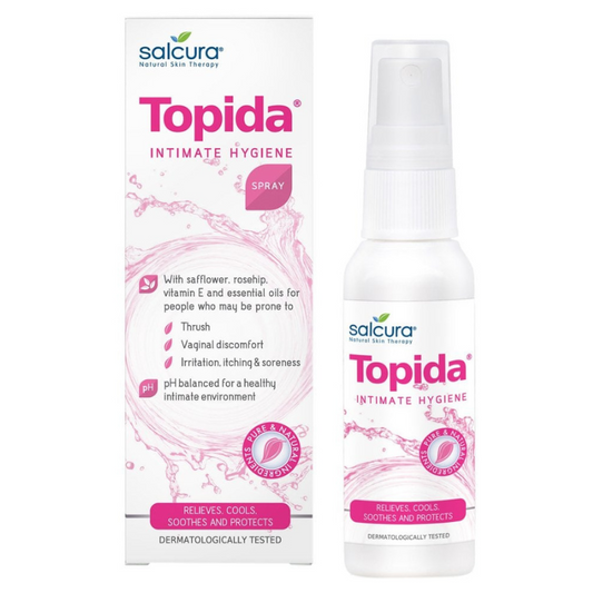 Salcura Topida Intimate Hygiene Spray 50ml - Gentle Care for Intimate Freshness