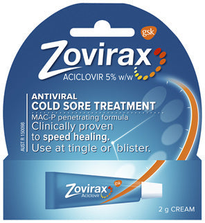 Zovirax Cold Sore Relief Cream Tube - 2g