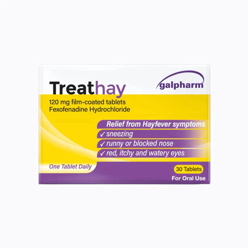 Treathay Fexofenadine 120mg - 30 Tablets