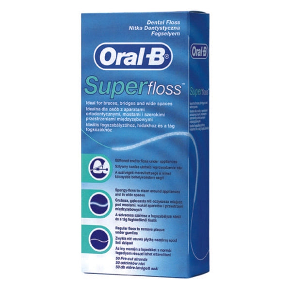 Oral-B Superfloss 50 Pre-cut Strands