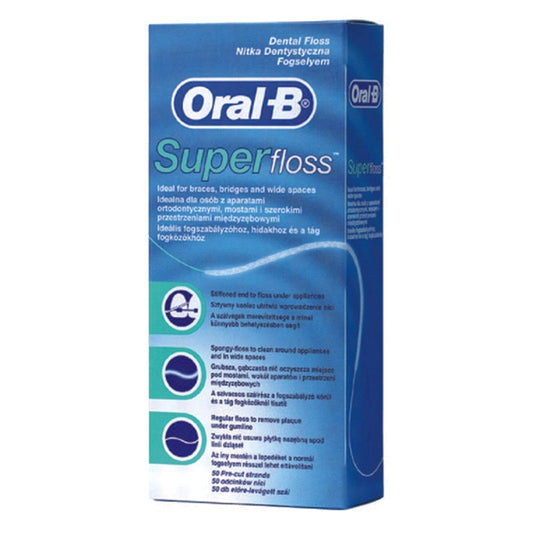 Oral-B Superfloss 50 Pre-cut Strands