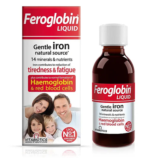 Vitabiotics Feroglobin - Iron and Vitamin Blend - Liquid Formula - 200ml