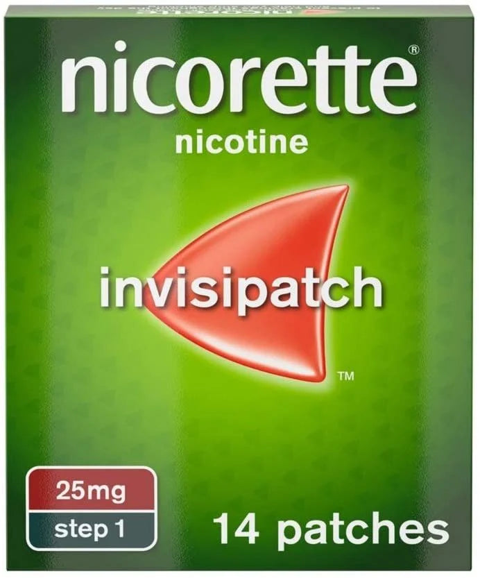 Nicorette Invisi Patch 25mg - Smoke-Free Support Patch