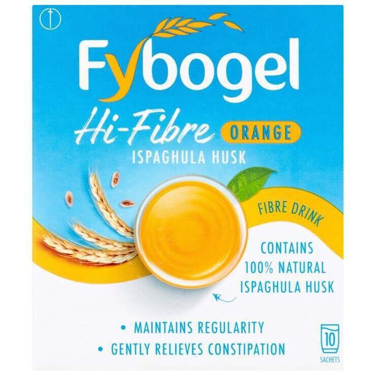 Fybogel Hi-Fibre Orange Sachets - Digestive Health Solution