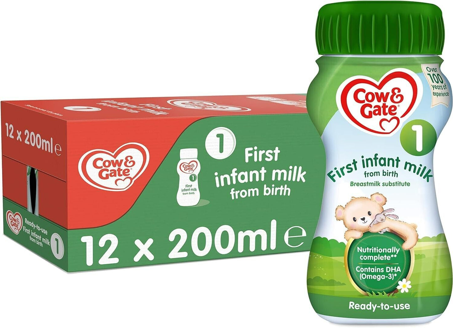 Cow & Gate 1 First Infant Milk - Essential Nutrition Pack of 12