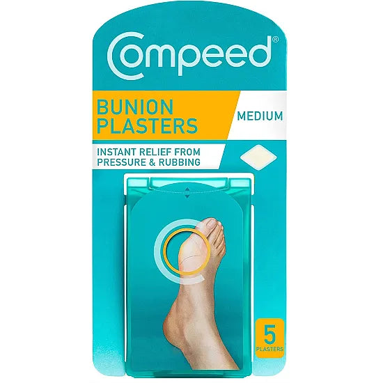 Compeed Bunion Relief Plasters - Pack of 5 Advanced Hydrocolloid Plasters