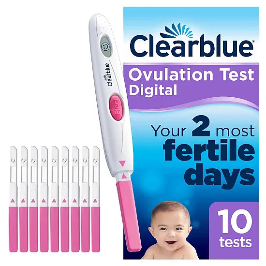 Clearblue Digital Ovulation Test Kit with Digital Holder and 10 Tests