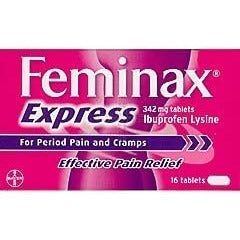 Rapid Relief Feminax Express 16 Tablets