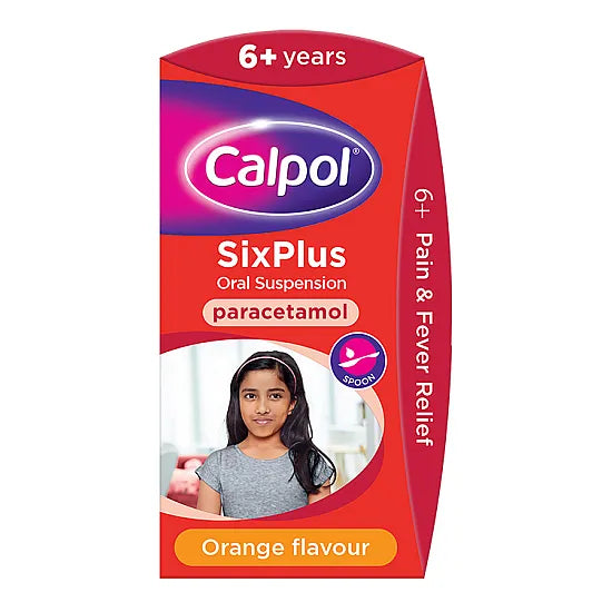 Calpol Six Plus Orange Flavour Suspension - 200ml