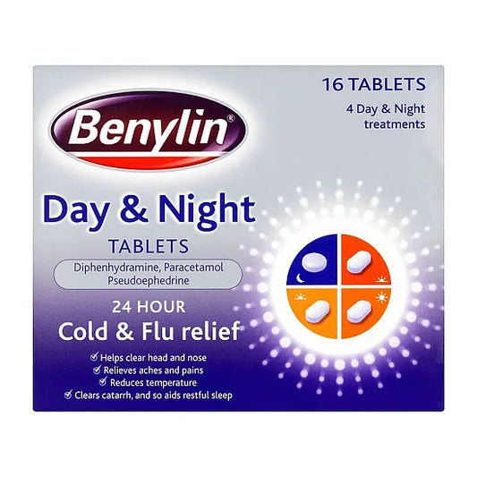 Benylin Comprehensive Cold & Flu Relief - 16 Tablets