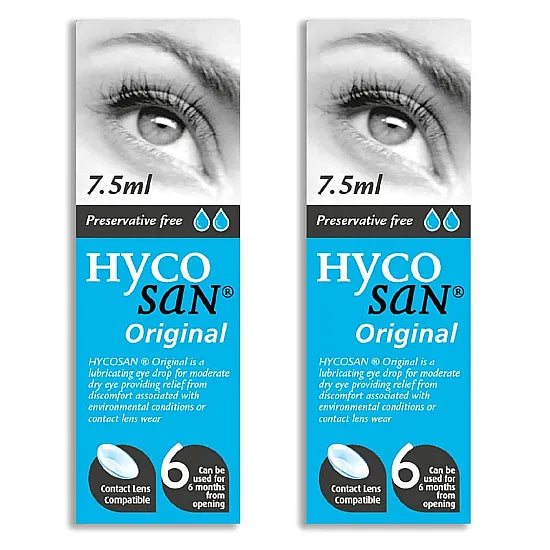 Hycosan Original Preservative-Free Eye Drops for Dry Eye Relief