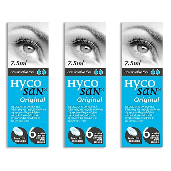 Hycosan Original Preservative-Free Eye Drops for Dry Eye Relief