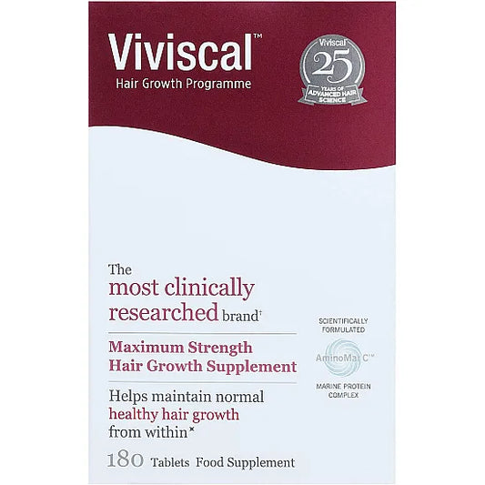 Viviscal - Premium Hair Growth Supplement for Thicker & Fuller Hair - 180 Tablets