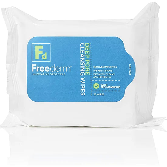 Freederm Deep Pore Cleansing Wipes - Pack of 25