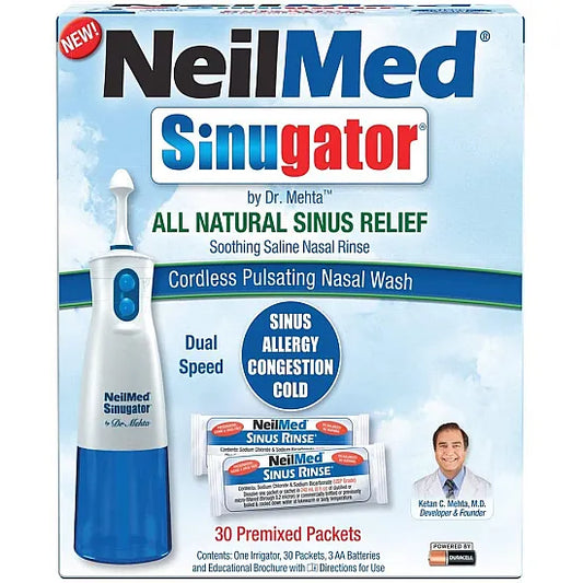 NeilMed Sinus Rinse Cordless Pulsating Nasal Wash