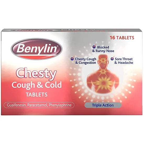 Benylin Chest Congestion Relief - 16 Tablets