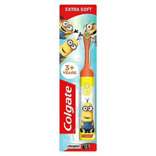 Soft Bristled Minions Battery Toothbrush for Kids, Age 3 and Up