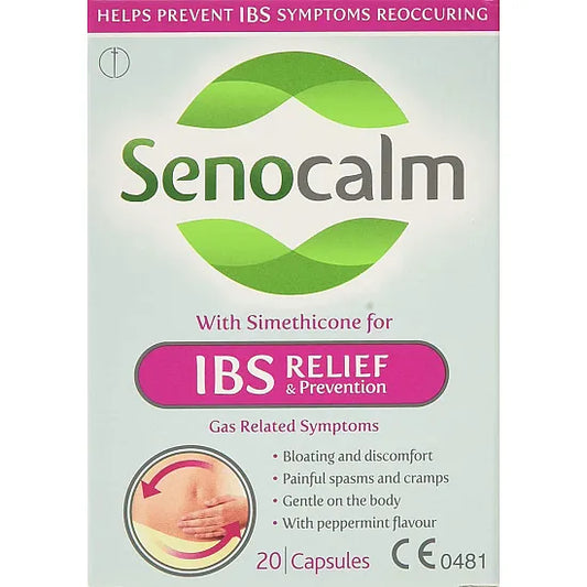 Senocalm IBS Relief & Prevention - 20 Capsules - Pack of 4