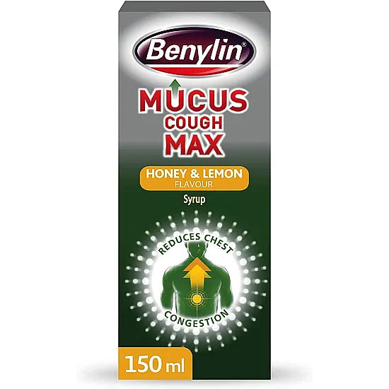 Benylin Honey Lemon Mucus Relief Syrup