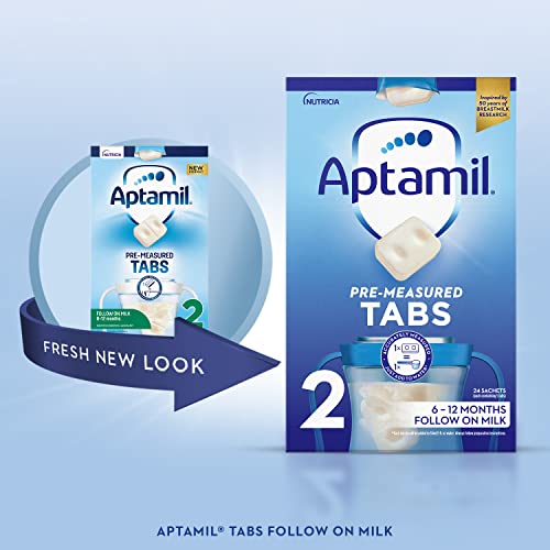 Aptamil Pre-measured Tabs 2 Follow On Milk 6-12 Months - Convenient Solution for Growing Infants