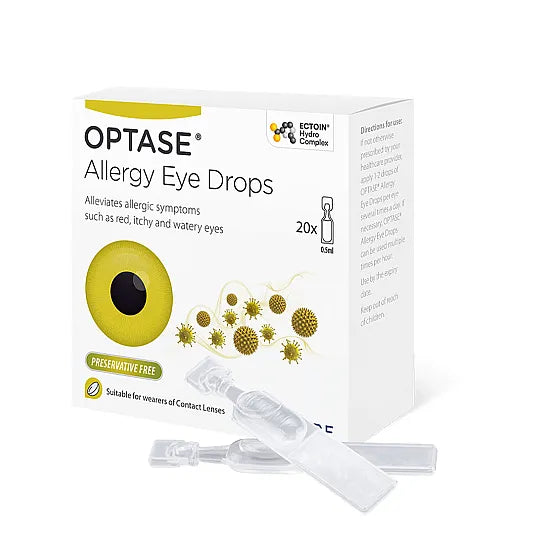 OPTASE Allergy Relief Eye Drops - 20 x 0.5ml