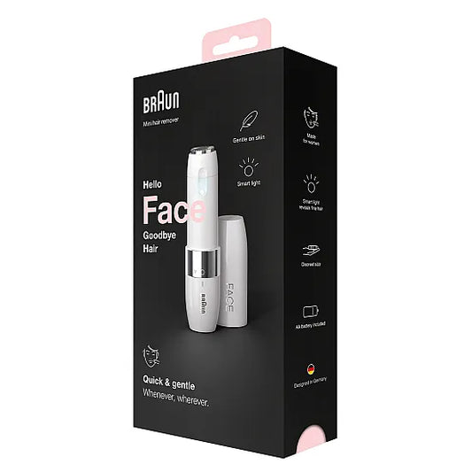 Braun FS1000 - Women's Facial Hair Remover with Smart Light Feature and Rotary Design