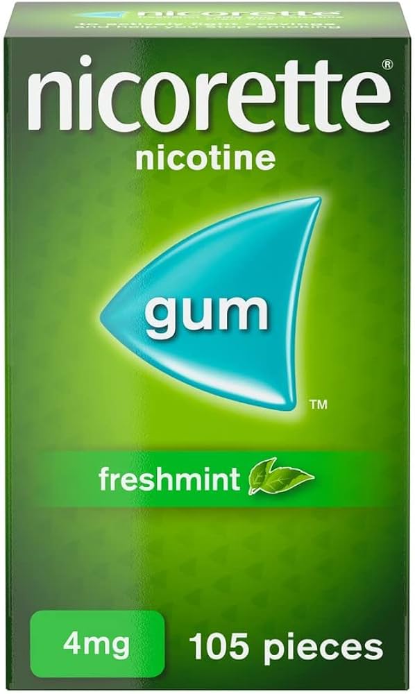 Freshmint Nicorette 4mg Chewing Gum