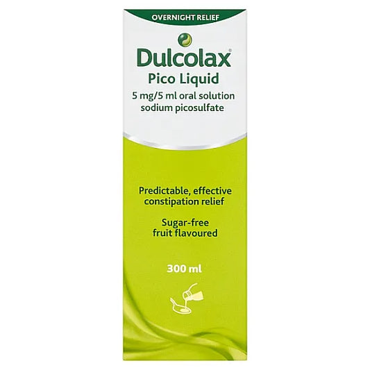 Dulcolax Pico Liquid Laxative (Sodium Picosulfate) 5mg/5ml Oral Solution – 300ml