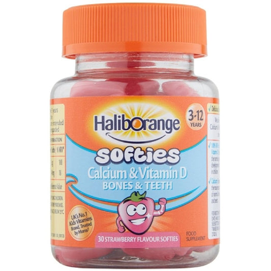 Haliborange Chewable Calcium & Vitamin D 30 Tablets Pack