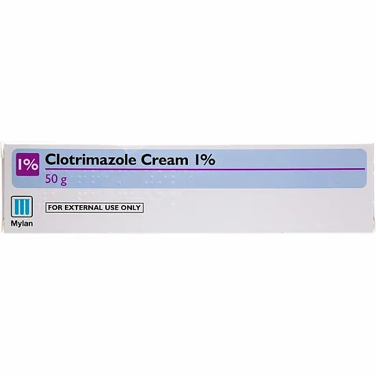 Clotrimazole Cream 1% Fungal Treatment 50g