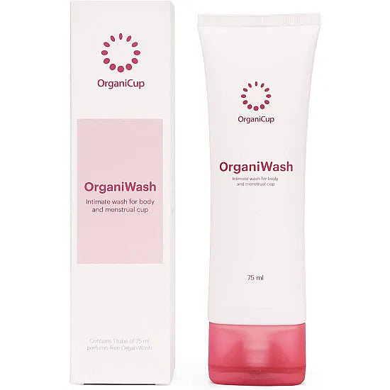 OrganiCup OrganiWash Natural Menstrual Cup Cleaner and Body Wash - 75ml