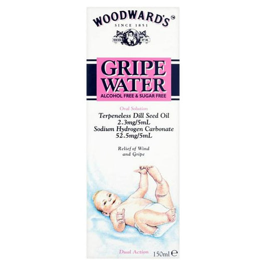 WoodWards Gripe Water Dual Action Oral Solution 150ml