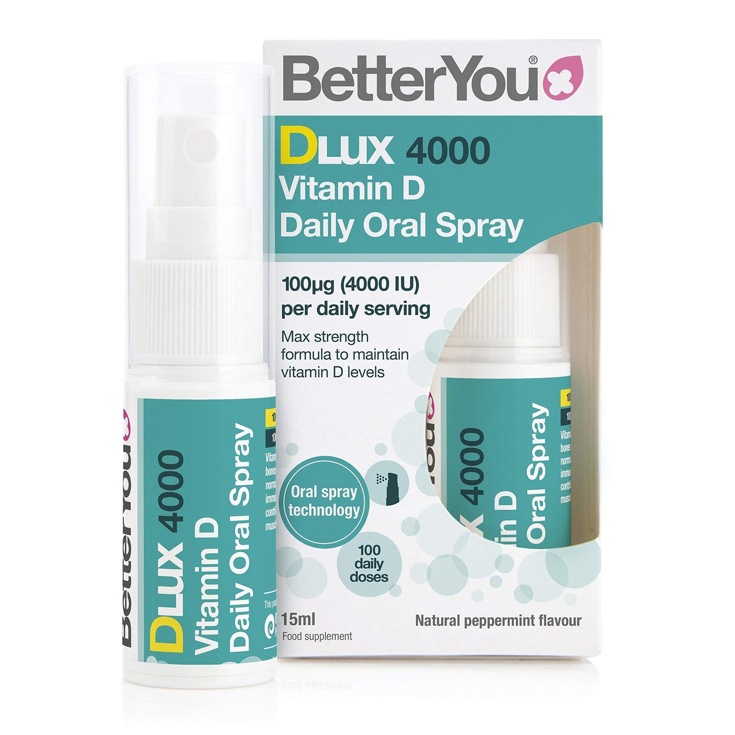 BetterYou Vitamin D3 Oral Spray 4000IU