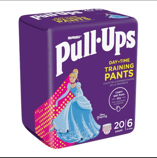 Huggies Pull Ups Training Pants - Girls 2-4 Years Day 20s